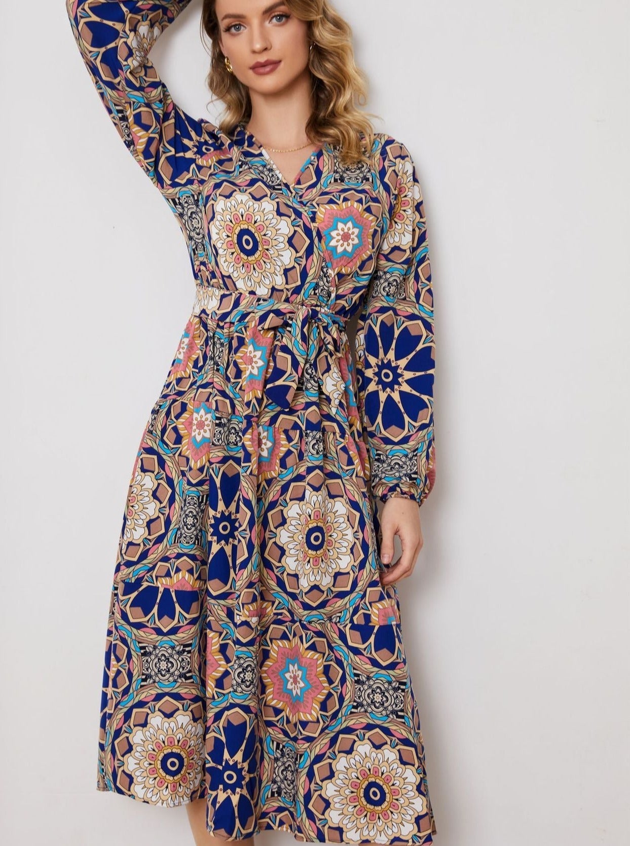 Bohemian Floral Printed Sundress